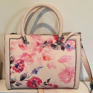 Guess Southwell pink floral purse handbag New